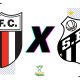 Santos contra Botafogo