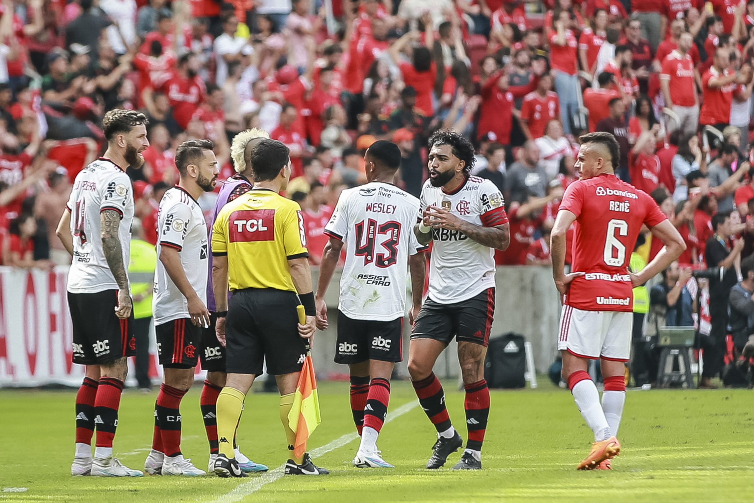 Casimiro reclamação Flamengo Inter