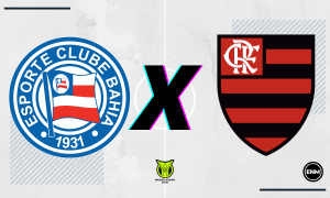 Bahia x Flamengo (Arte: ENM)