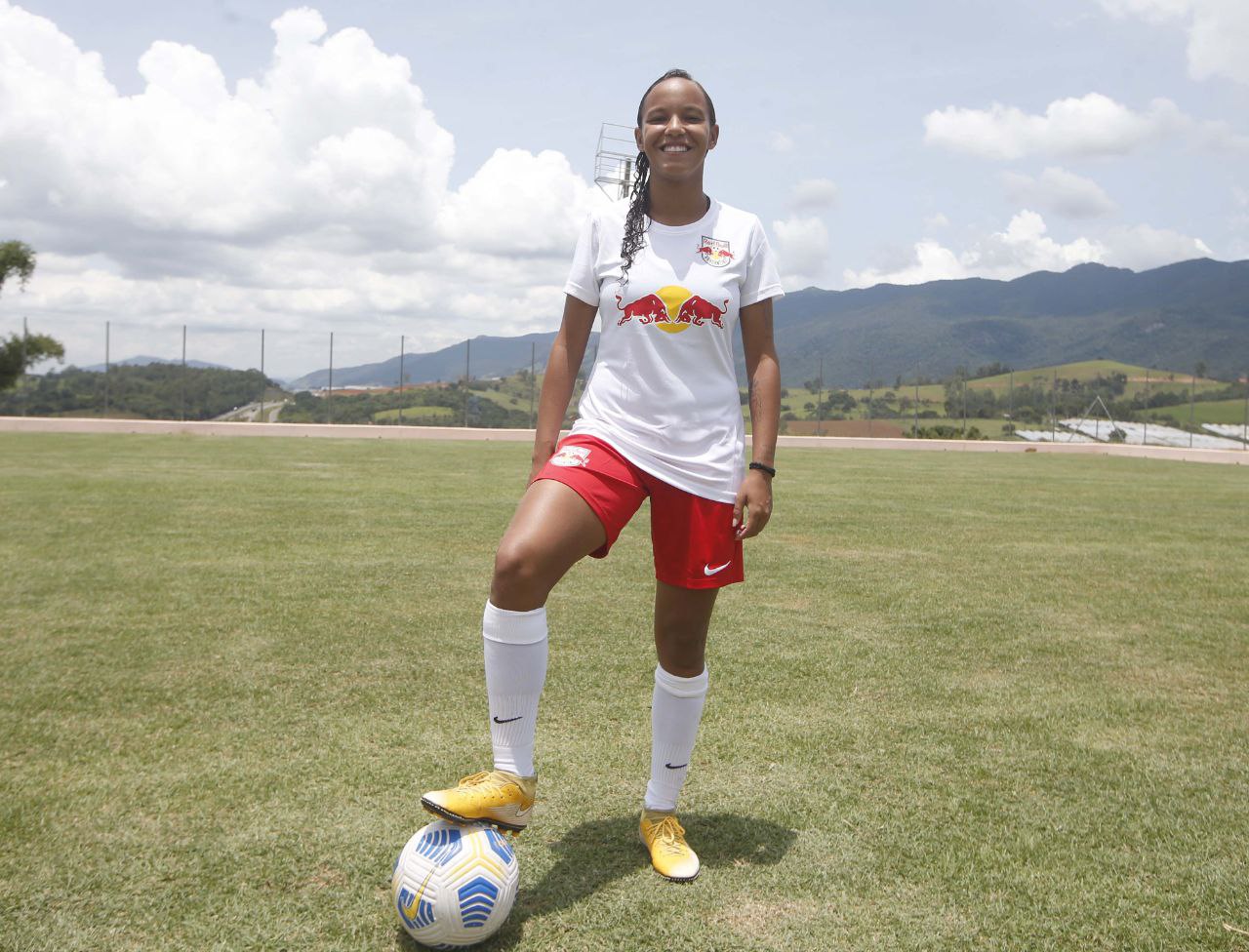Letícia Monteiro vive grande fase com a camisa do Toro Loko. Foto: Divulgação/Red Bull Bragantino