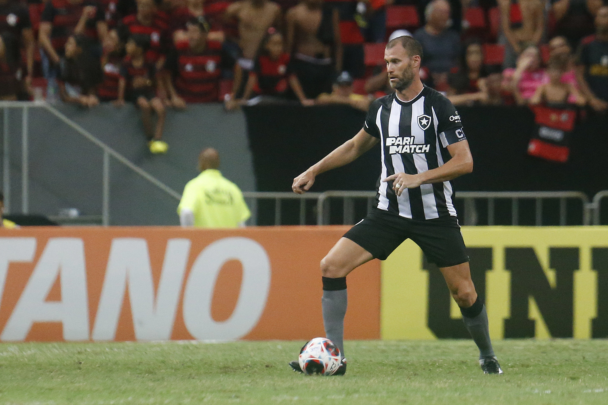 Carli em jogo contra o Flamengo, pelo Campeonato Carioca de 2023. (Foto: Vítor Silva / Botafogo)