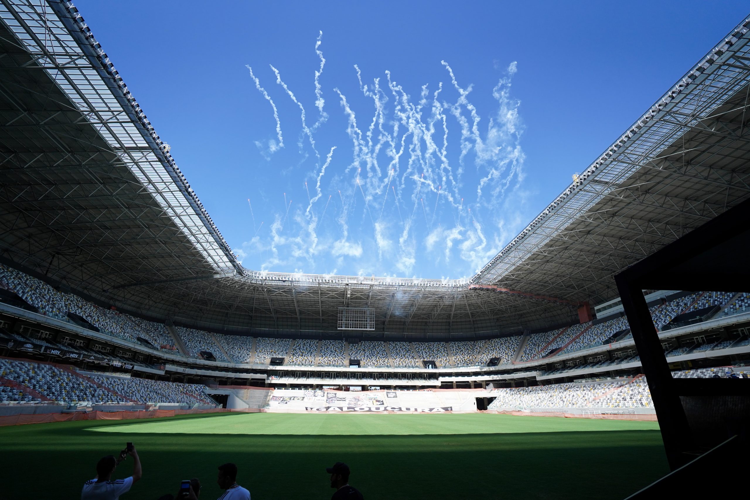 Arena MRV segue em fase de testes para o torcedor (Foto: Daniela Veiga / Atlético)