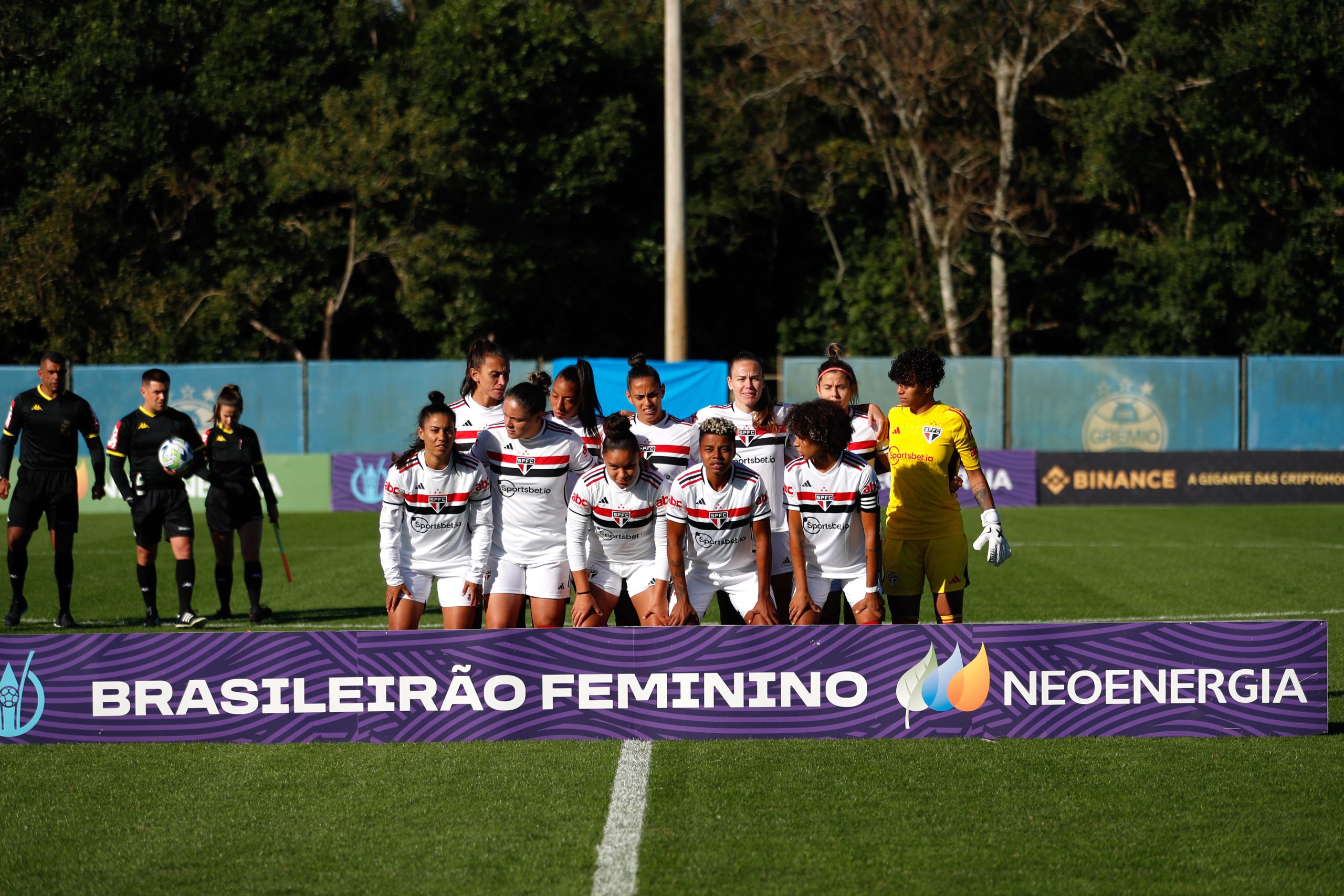 Time feminino do São Paulo (Foto: Staff Images / CBF)