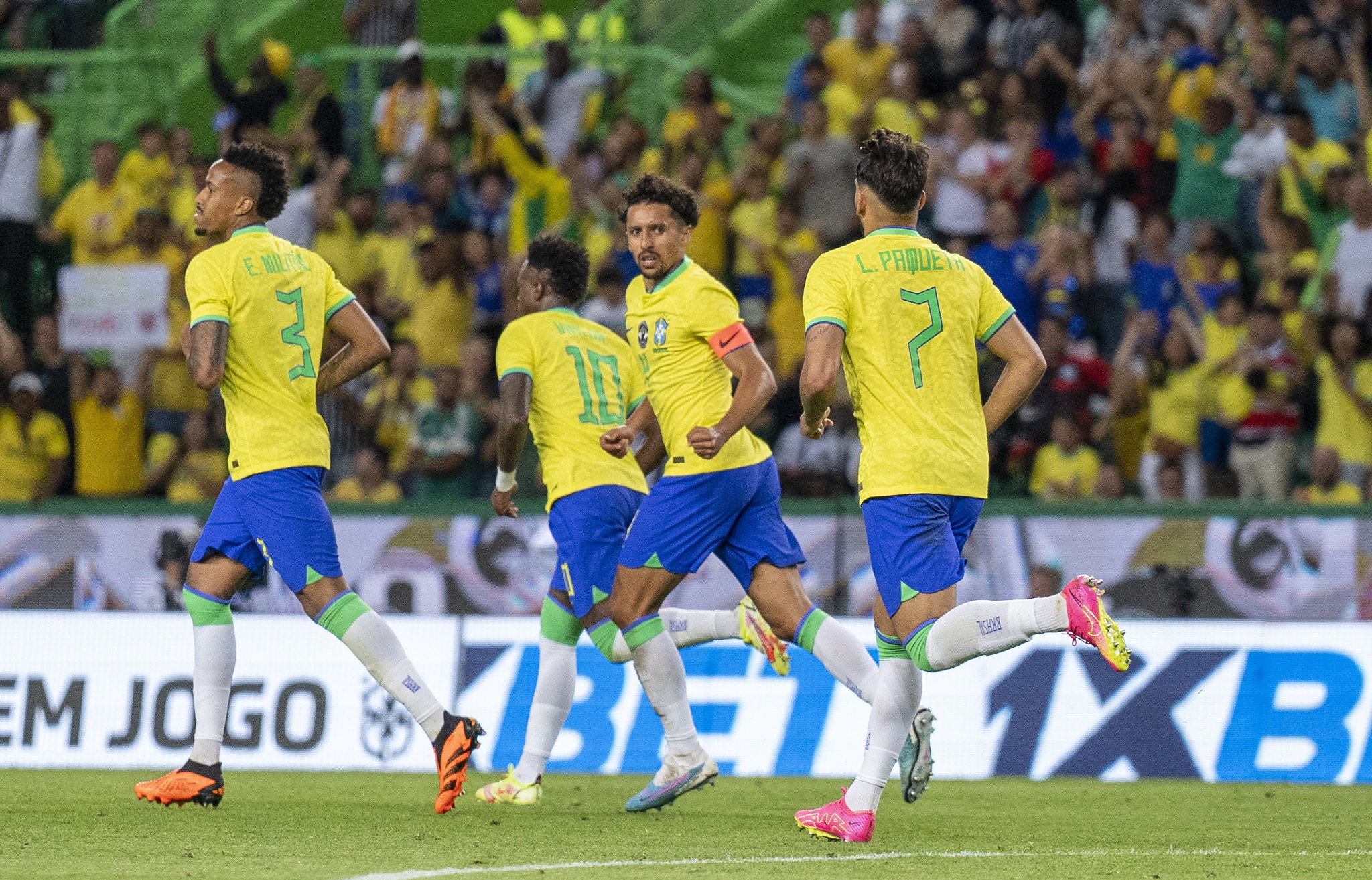 Defesa do Brasil teve atuação fraca em derrota para Senegal (Foto: Divulgação/CBF)