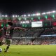 Marcelo cobrando escanteio (FOTO DE MARCELO GONÇALVES / FLUMINENSE FC)