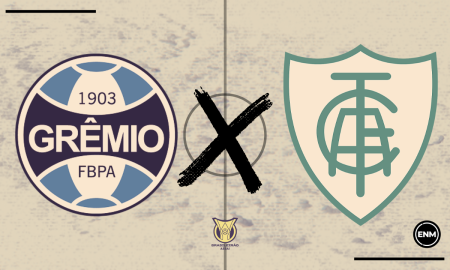 Grêmio e América-MG se enfrentam pelo Brasileirão - (Arte: Esporte News Mundo)