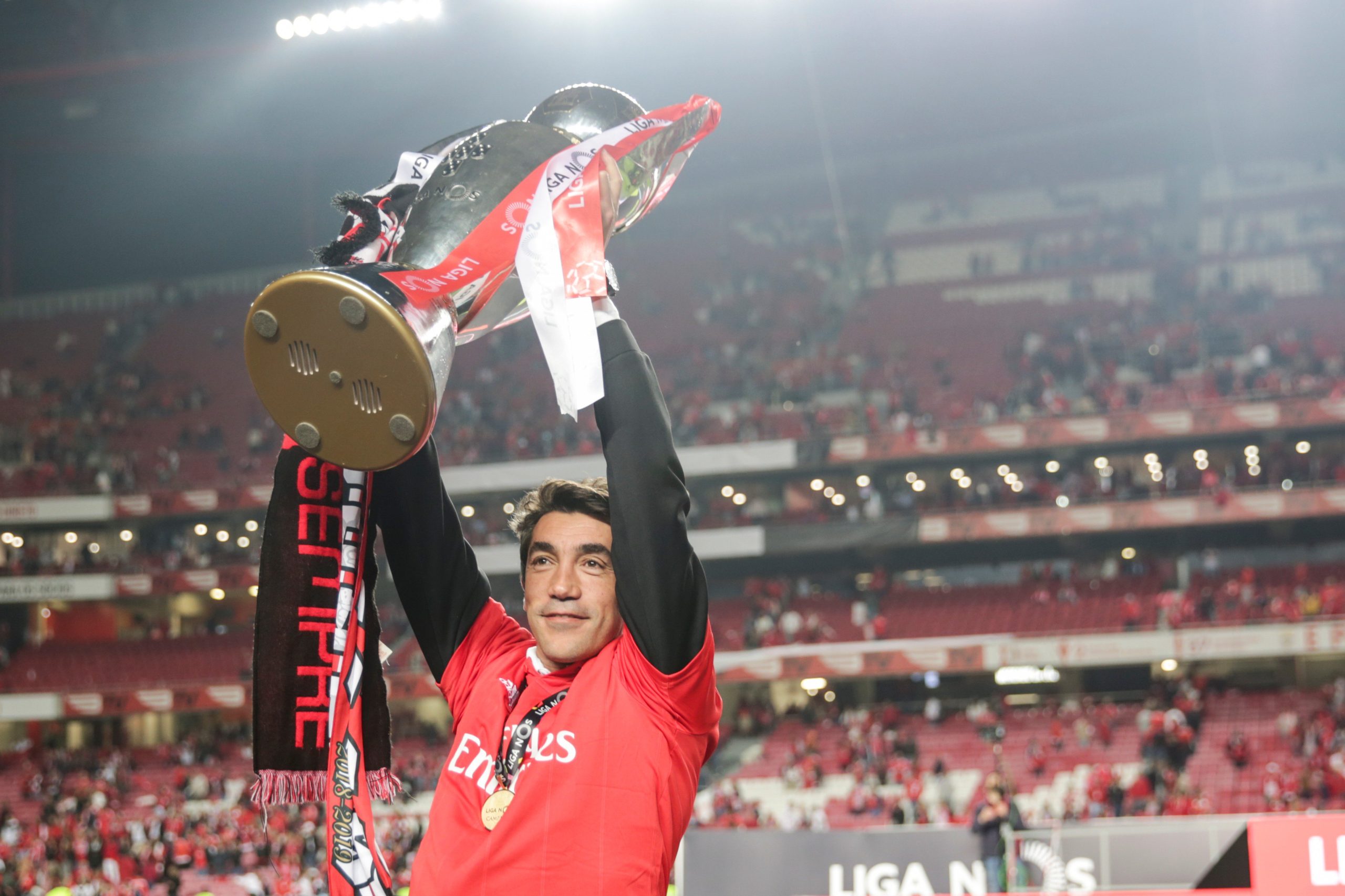 Bruno Lage foi campeão português pelo Benfica. (Foto: Jorge Amaral/Global Imagens)
