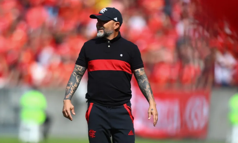 Sampaoli elogia jogo do Flamengo e explica Arrascaeta no banco