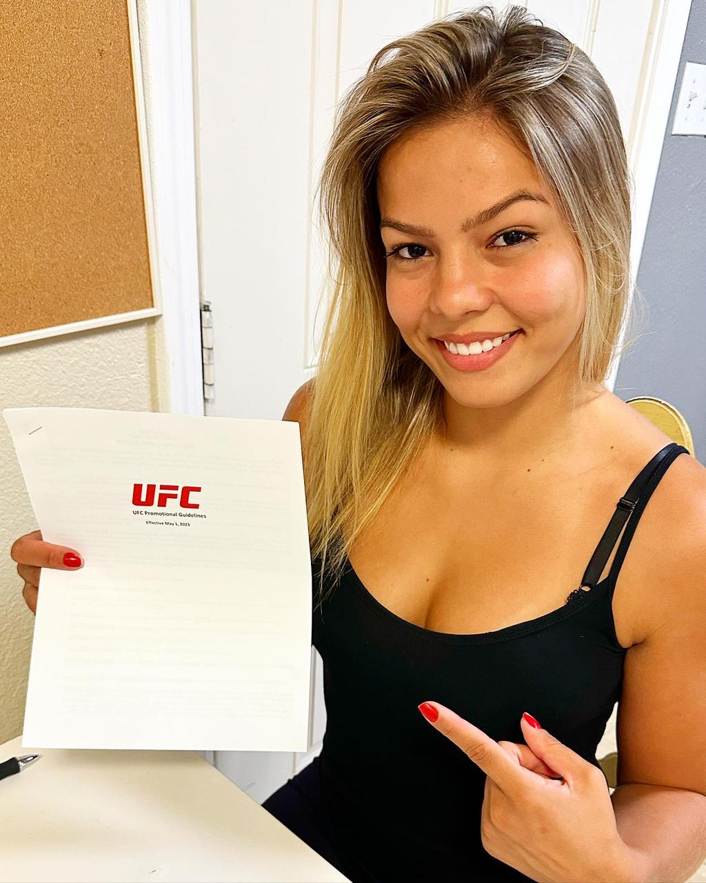 Luana Santos, nova contratada do UFC (Foto: Divulgação)