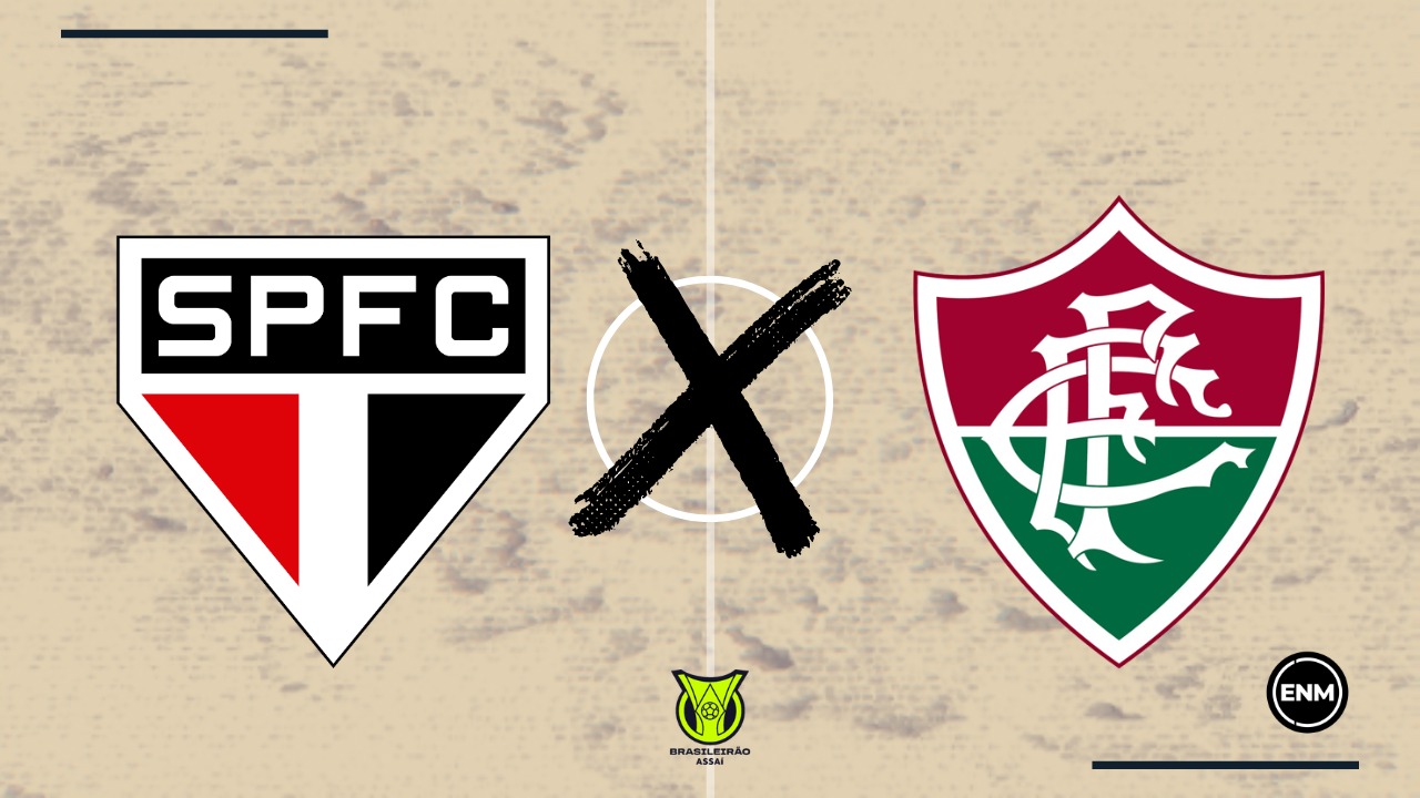 São Paulo x Fluminense (Arte: Esporte News Mundo)