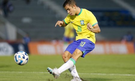 Dudu vem se destacando na Seleção Brasileira sub-17 (Fotos: Divulgação/CBF)