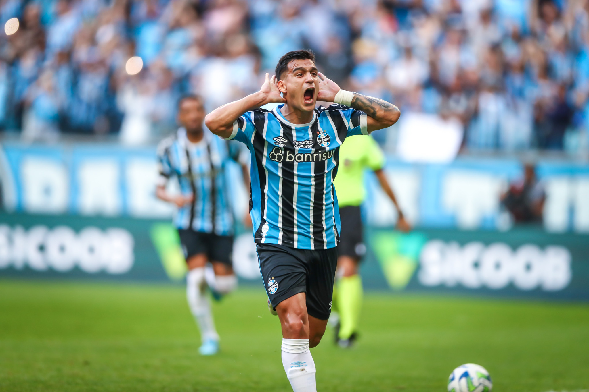 Grêmio goleou por 5 a 1 na Arena Foto: Lucas Uebel/Grêmio FBPA