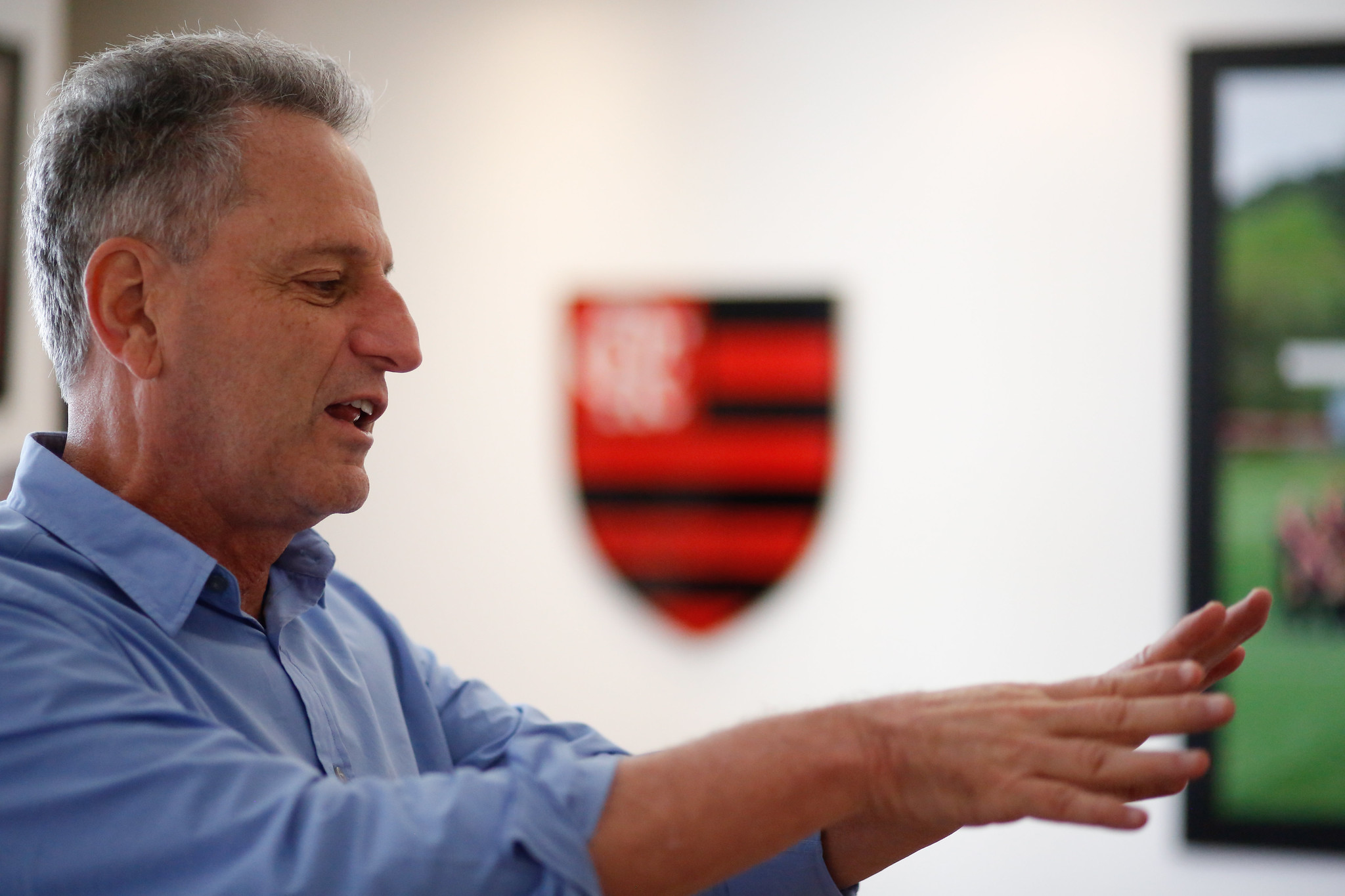 Rodolfo Landim, presidente do Flamengo (Foto: Gilvan de Souza/Flamengo)