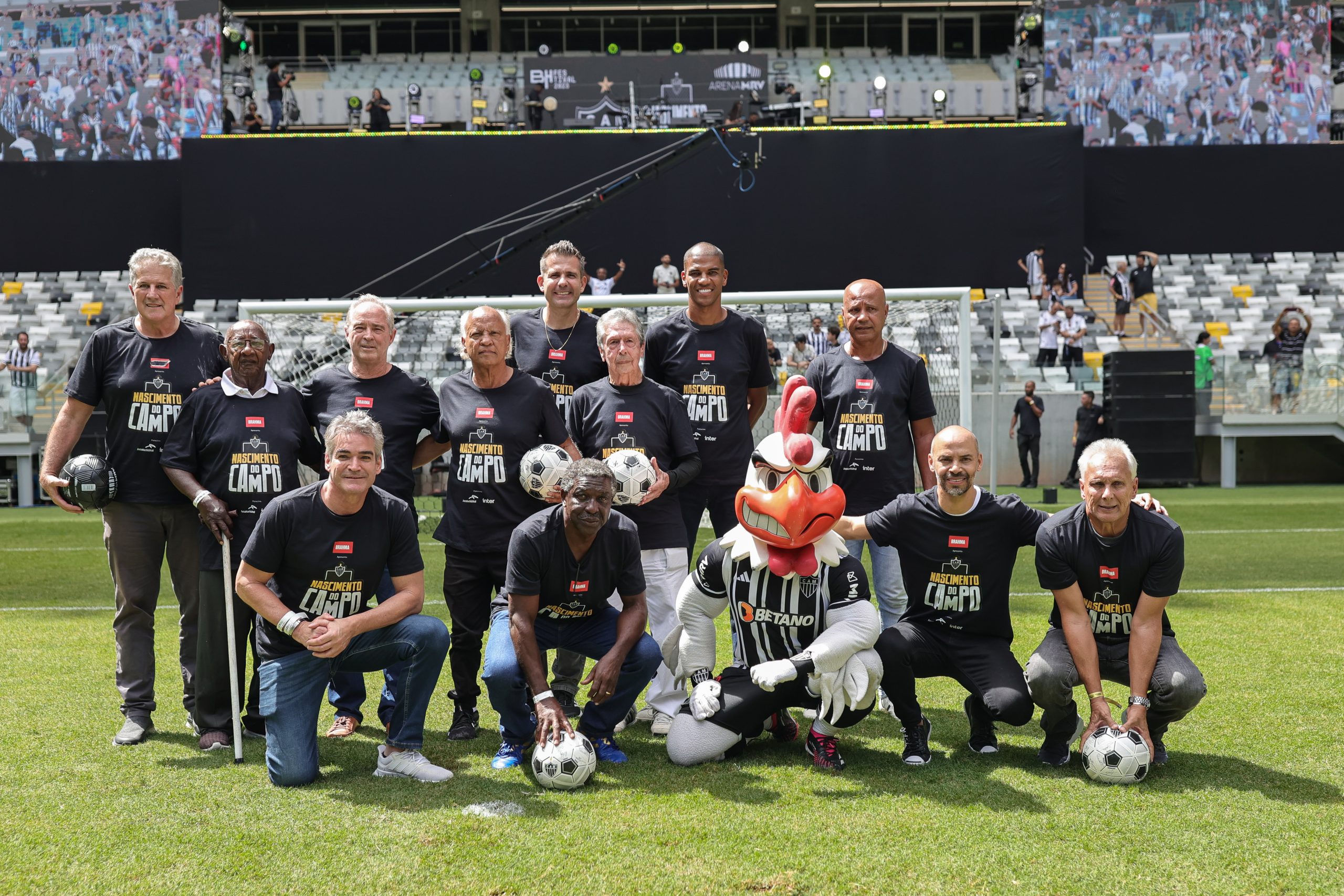 Evento contará com nomes históricos na passagem pelo clube alvinegro (Foto: Pedro Souza/Atlético)