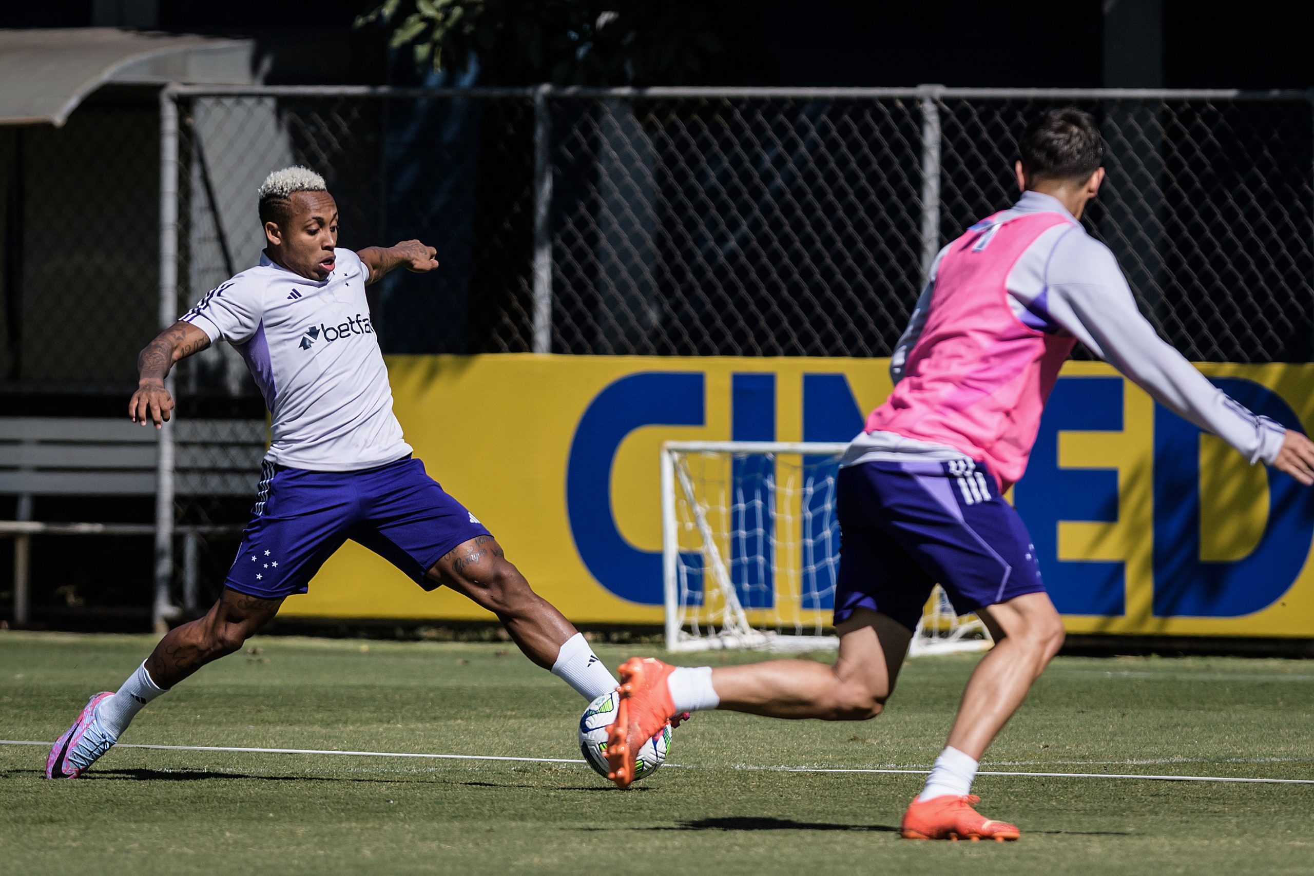 Treino do Cruzeiro, na Toca da Raposa 2, em Belo Horizonte.