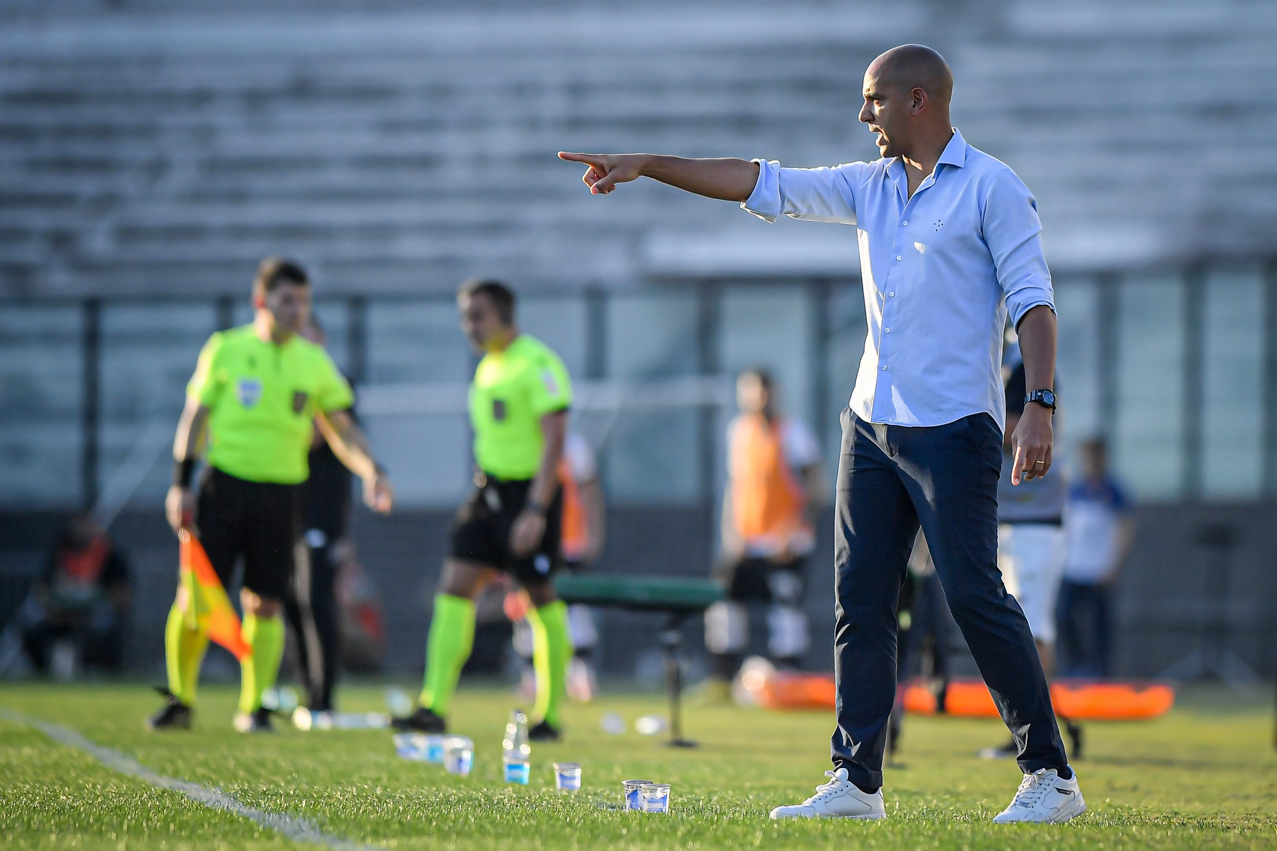 Pepa comandou o time em mais uma vitória celeste como visitante (Foto :Nayra Halm / Staff Images/Cruzeiro)