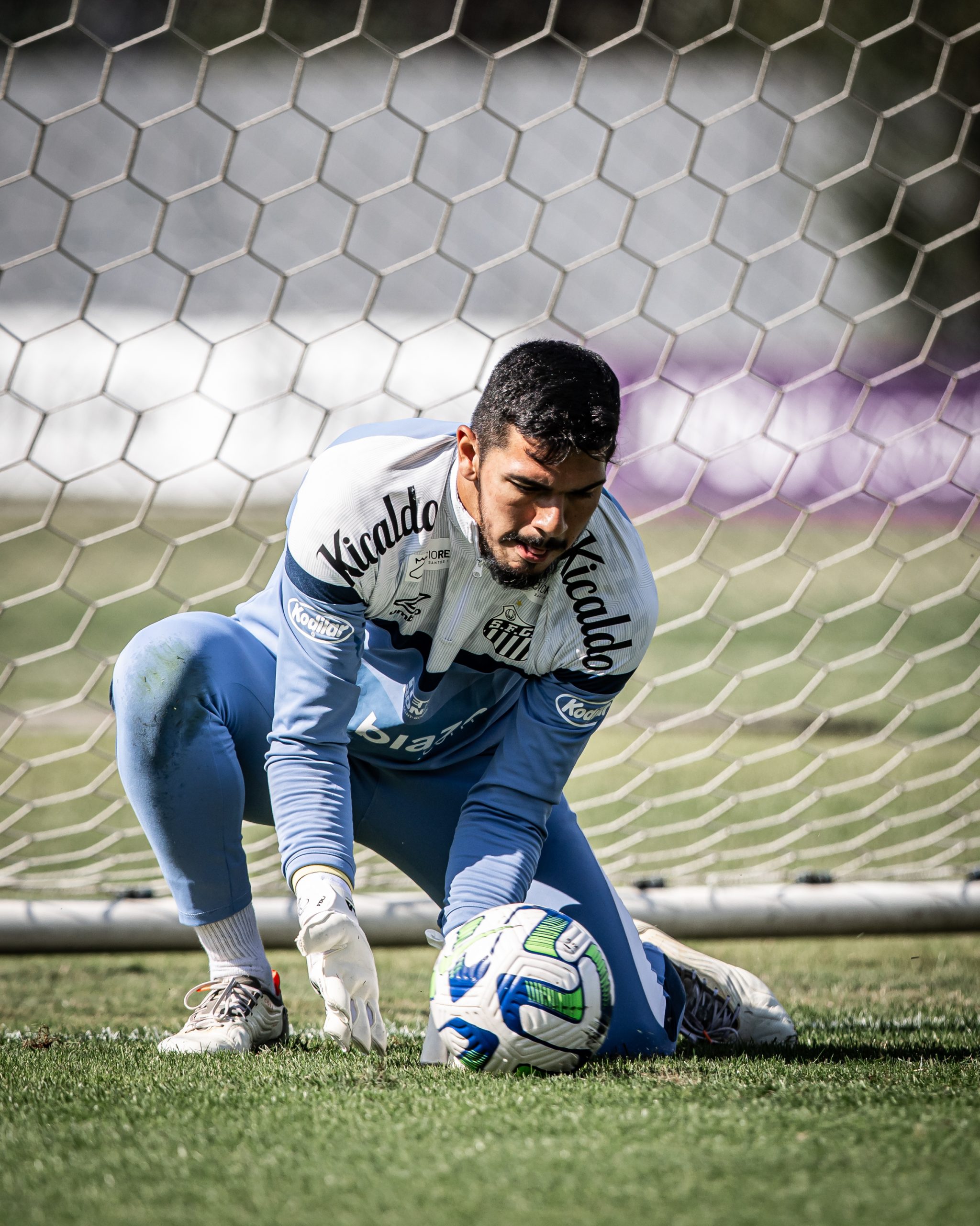 João Paulo será o titular contra o Goiás (Divulgação: Santos FC)