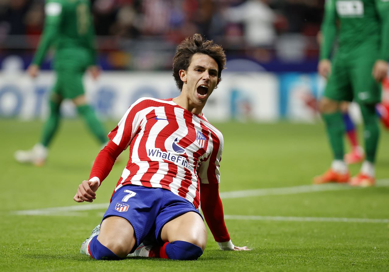 João Félix comemora gol pelo Atlético de Madrid (Foto: Divulgação | Atlético de Madrid)