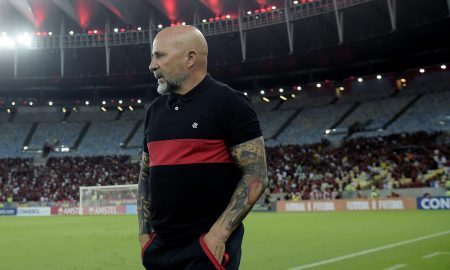 Jorge Sampaoli, técnico do Flamengo (Foto: Reprodução | Twitter Conmebol Libertadores)