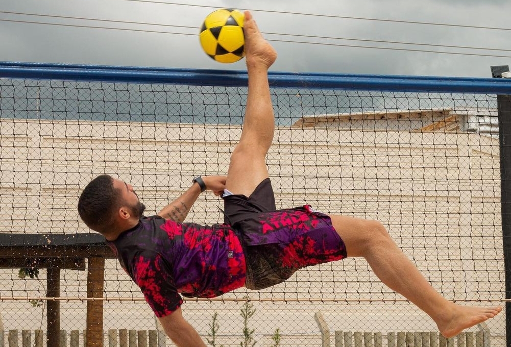 Ronaldo Castro é atleta goiano de futevôlei (Foto: Arquivo pessoal)