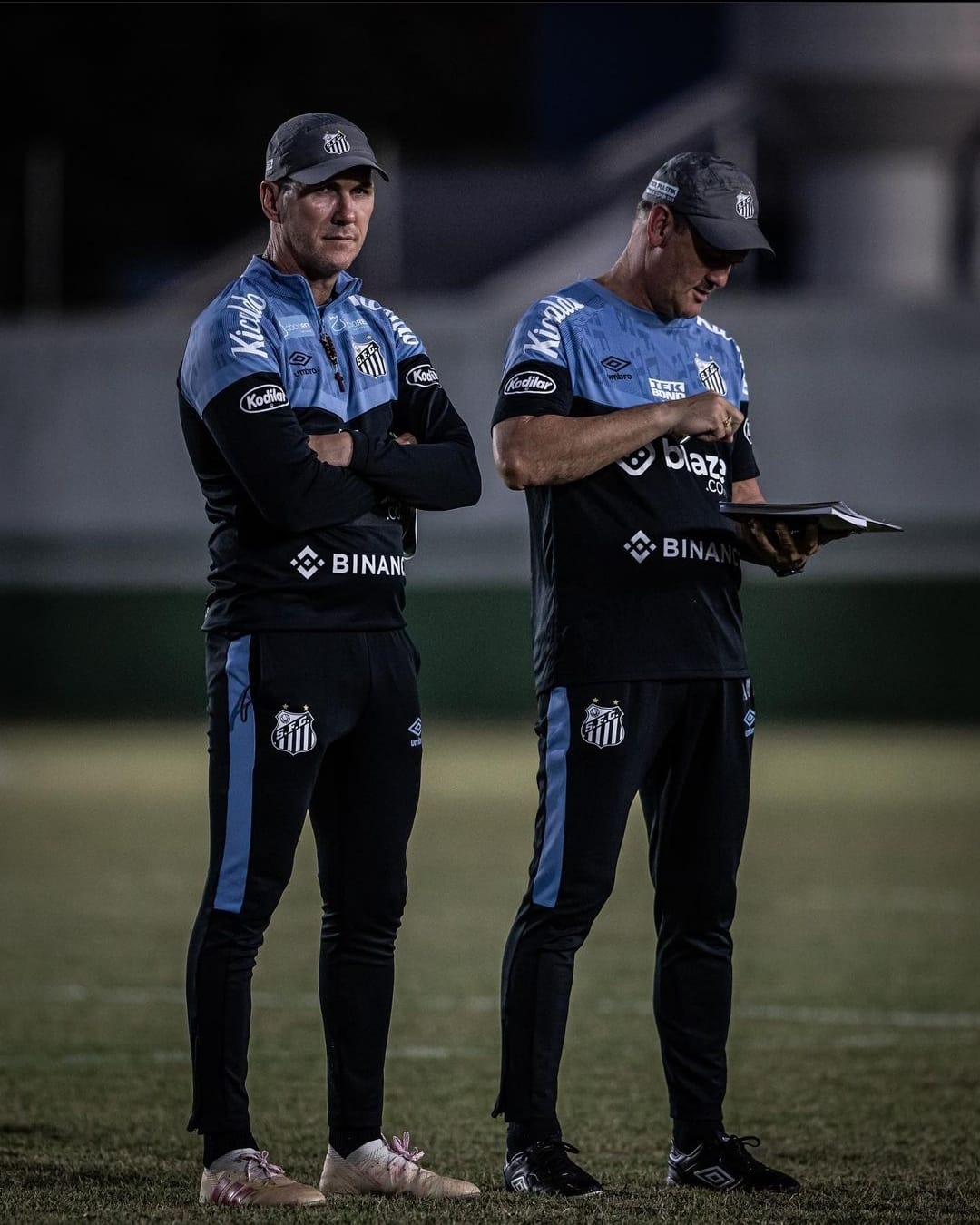 Turra comanda treino do Santos em Cuiabá (Foto:Santos)