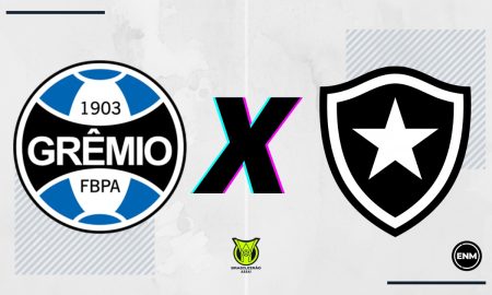 Grêmio e Botafogo entram em campo neste domingo (Arte: Esporte News Mundo)