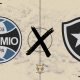 Grêmio e Botafogo se enfrentam neste domingo (Arte: Esporte News Mundo)