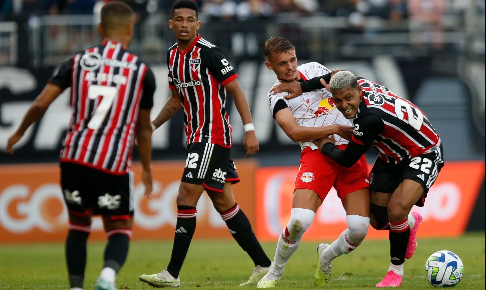 O Red Bull Bragantino empatou com o São Paulo sem gols. (Foto: Ari Ferreira/Red Bull Bragantino)