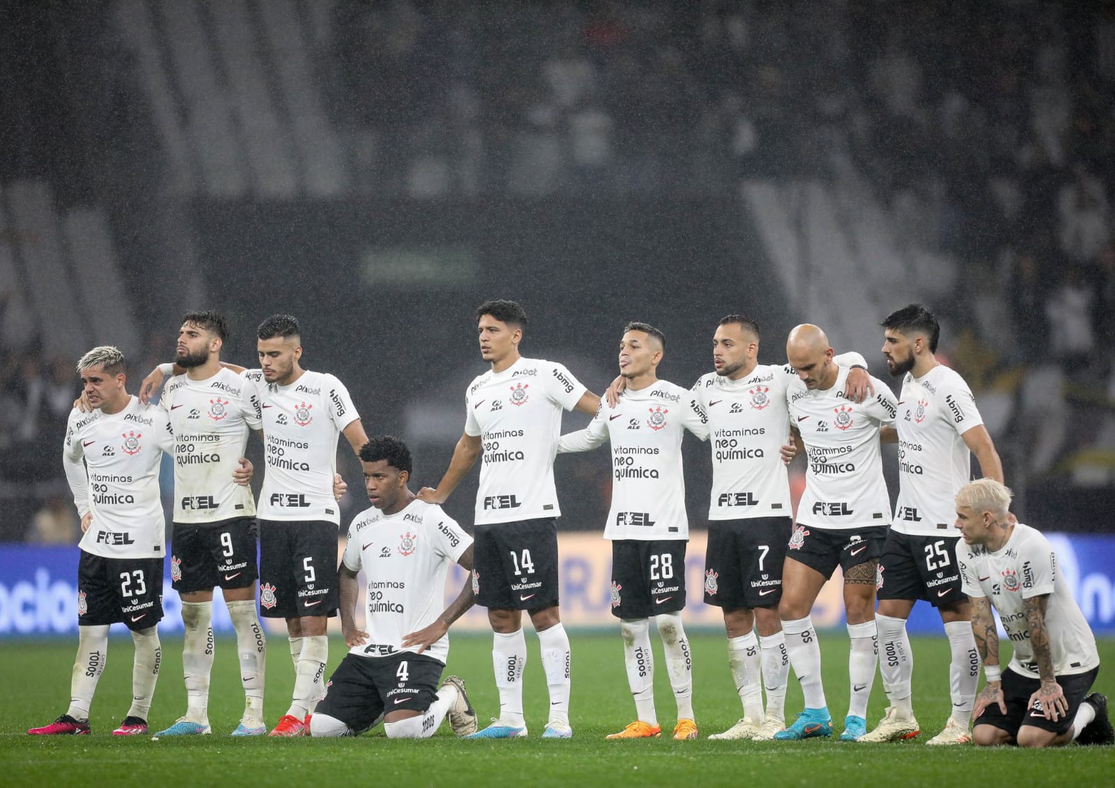 Corinthians não faz boa partida e empata com Bahia em Salvador ( 📸 Rodrigo Coca)