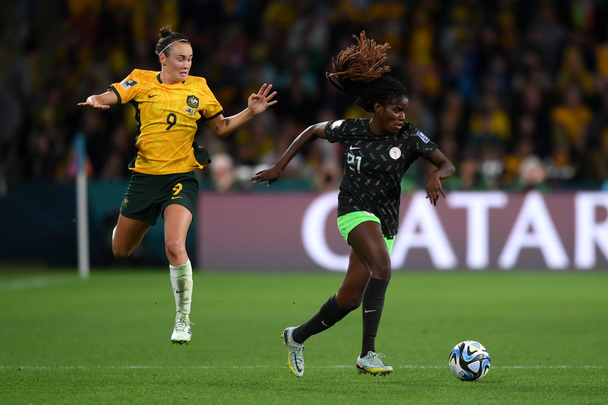 Austrália e Nigéria estão no Grupo B da Copa Feminina (Justin Setterfield/Getty Images)