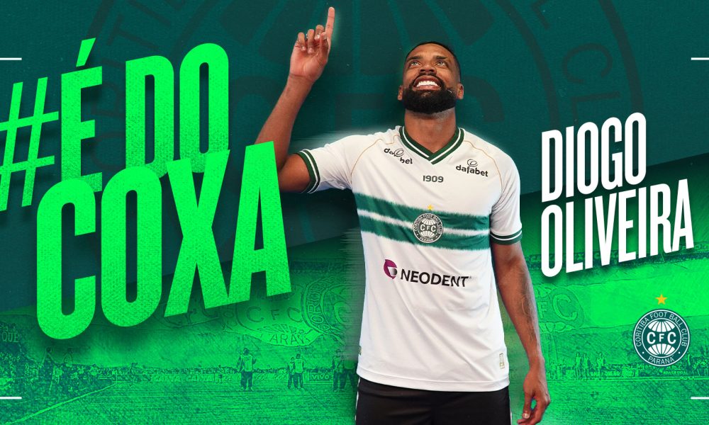 Coritiba anuncia el fichaje del delantero Diogo Oliveira en calidad de cedido