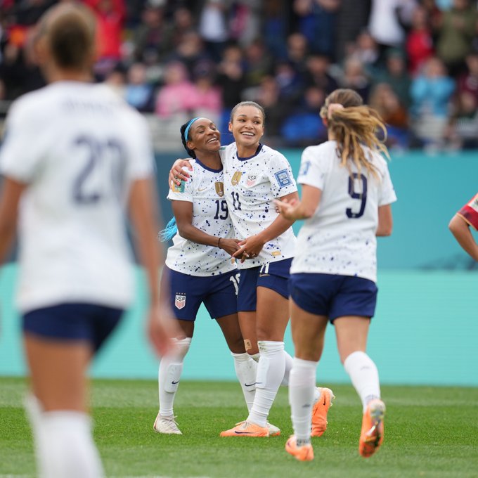 Estados Unidos venceu o Vietnã por 3 a 0 na Copa Mundo - (Foto: Twitter / U.S. Women's National Soccer Team)