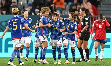 Equipe japonesa mantém o 100% de aproveitamento ao vencer a Costa Rica (Photo by SANKA VIDANAGAMA/AFP via Getty Images)