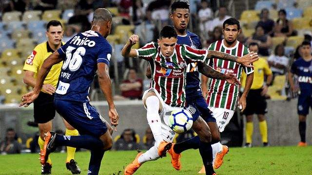 Fluminense e Santos no Maracanã em 2018