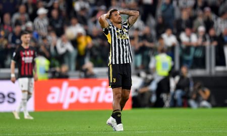 Juventus, do lateral brasileiro Danilo, está fora da Uefa Europa Conference League (Valerio Pennicino/Getty Images)