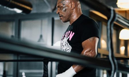 Mike Tyson em treinamento (Foto: Reprodução/Instagram)