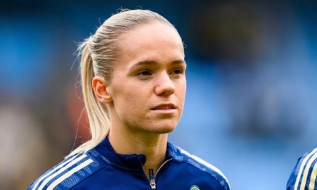 Hanna Lundkvist, da Suécia, está fora da Copa do Mundo Feminina por lesão no tornozelo (Foto: Associação Sueca de Futebol)