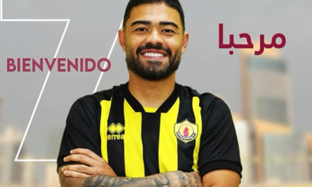 Bruno Tabata foi anunciado oficialmente pelo Qatar SC. (Foto: Reprodução/Redes Sociais)