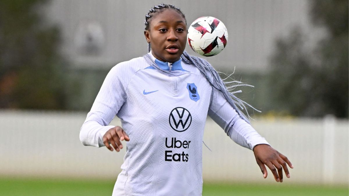 Kadidiatou Diani é a principal destaque da França na Copa Feminina (Foto: Reprodução/Twitter/Ryan Sleiman)