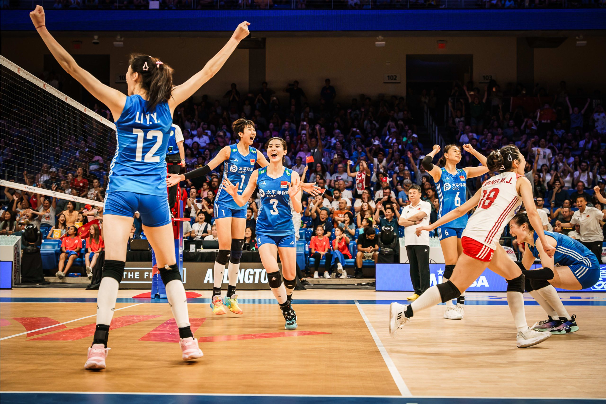 A China avançou pela primeira vez à final da VNL