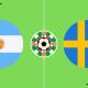 Argentina x Suécia
