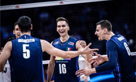A Itália atropelou a Argentina nas quartas da VNL