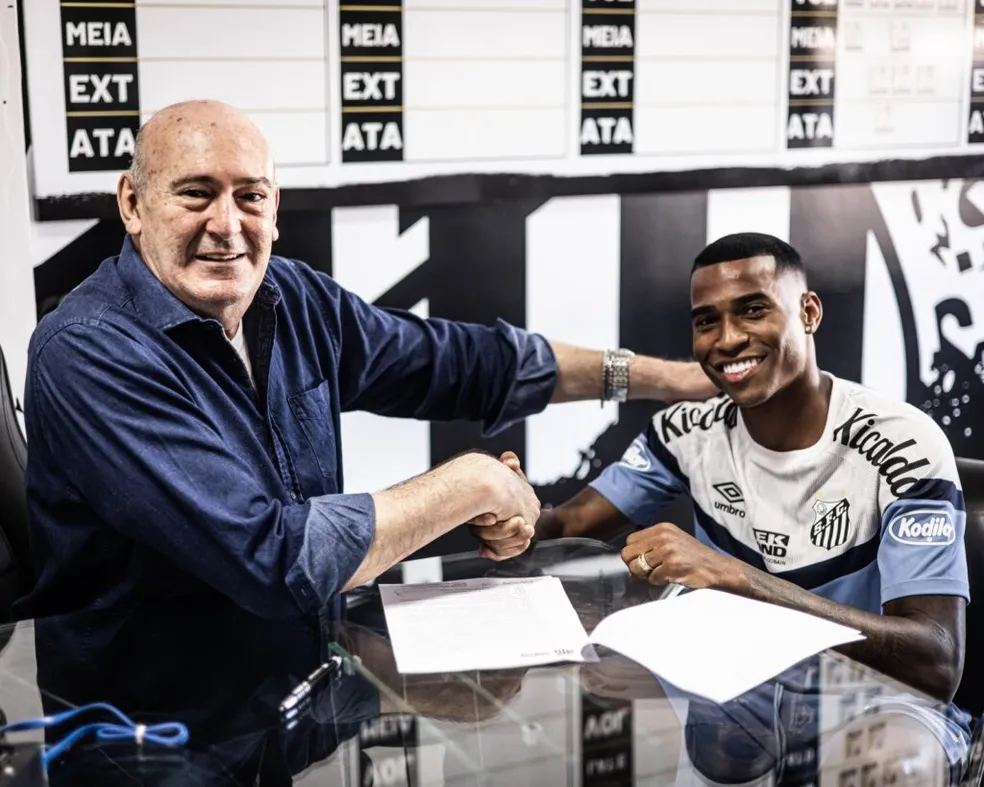 Jean Lucas foi uma das novidades do mercado do Santos. (Foto: Raul Baretta/ Santos FC)