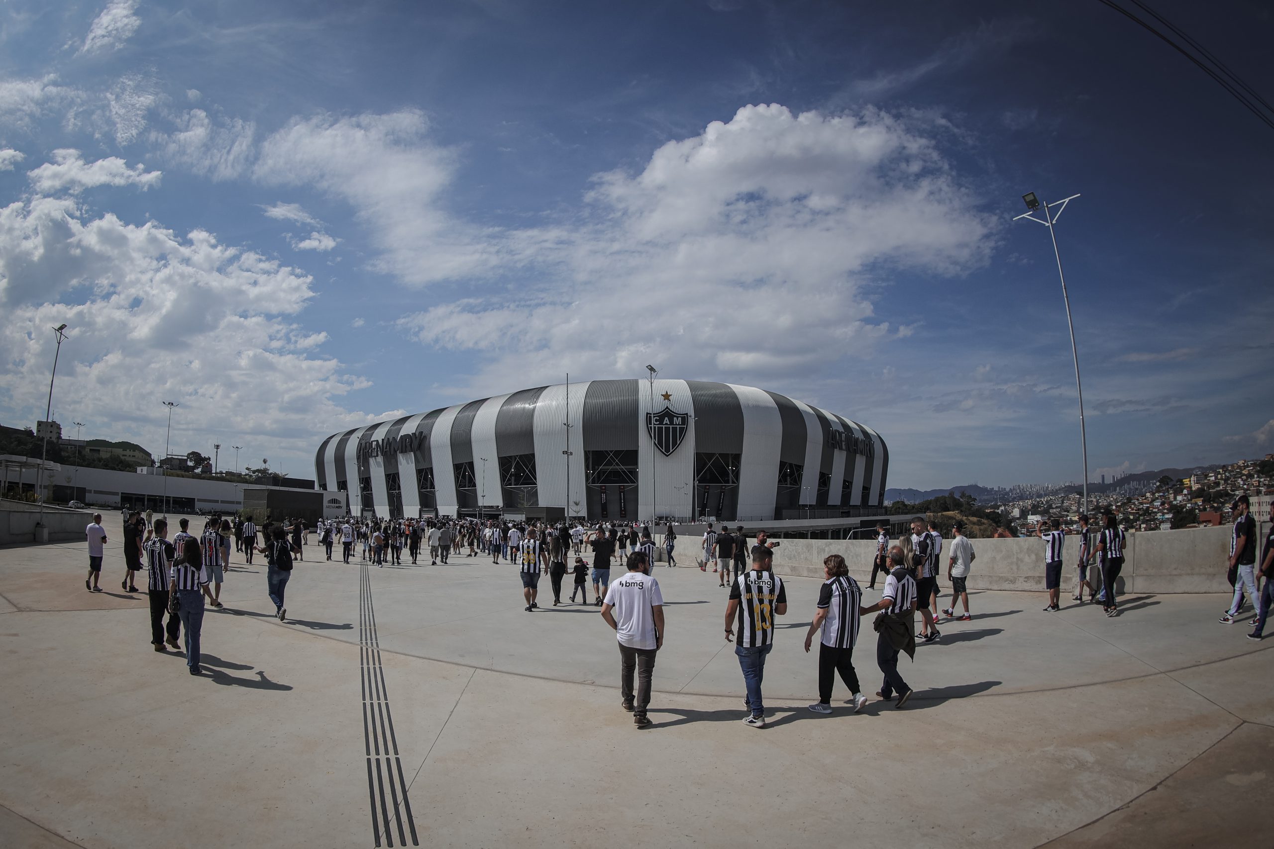 Arena MRV já contou com dois evento-teste com presença de público (Foto: Pedro Souza/Atlético)