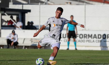 Iseppe fez o gol de empate do Galinho contra o Ceará no último jogo do Brasileirão sub-17 (Foto: Bruno Sousa/Atlético)