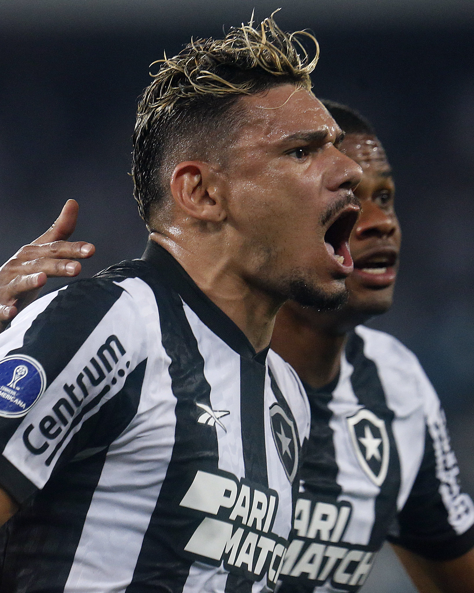 Entrou no segundo tempo e fez o gol da vitória.(Foto: Vitor Silva/Botafogo.)