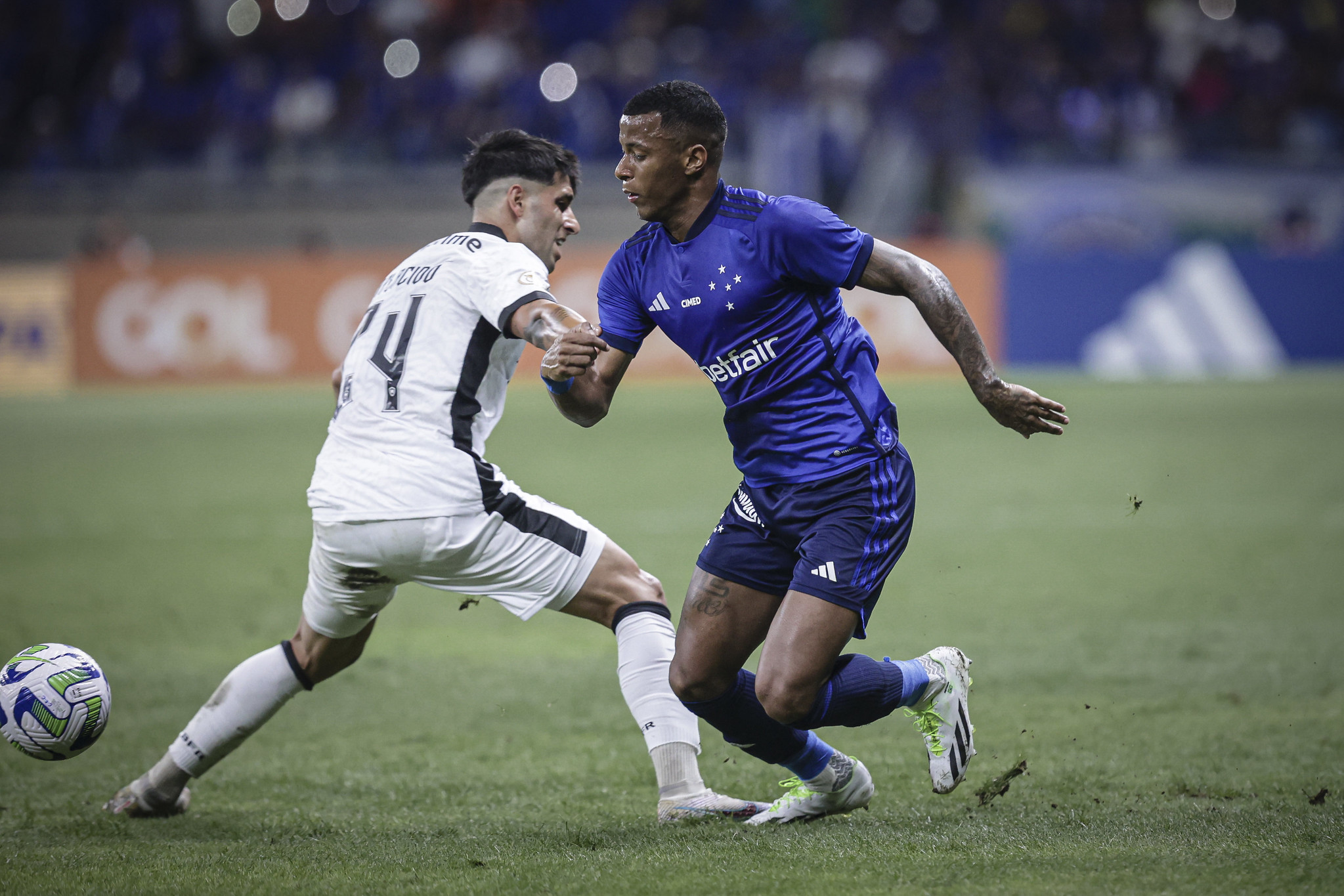 Cruzeiro e Botafogo protagonizaram um duro duelo no Mineirão (Foto: Staff Images/Cruzeiro)