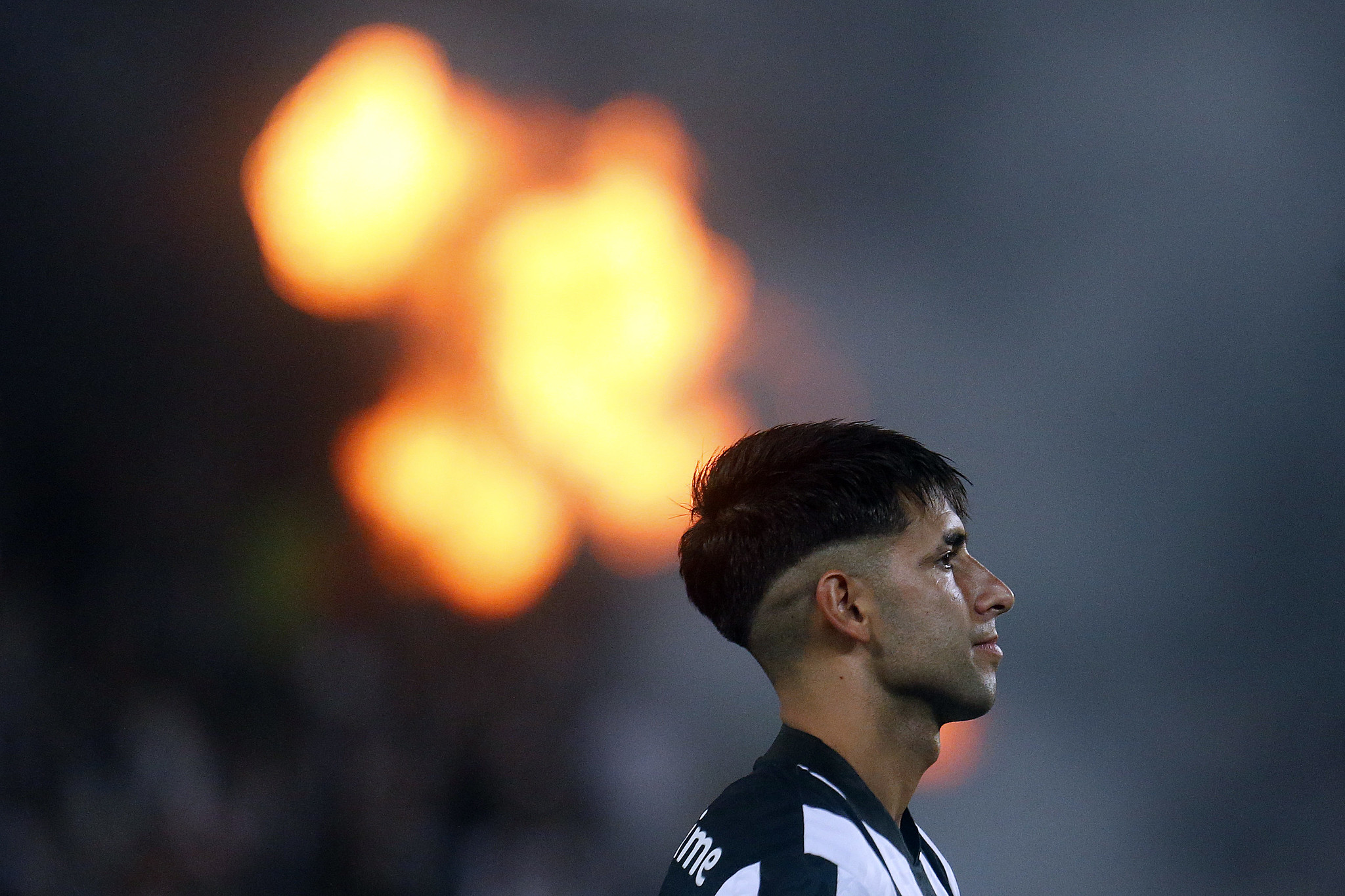 Di Plácido antes da partida contra o Internacional (Foto: Vítor Silva/Botafogo)