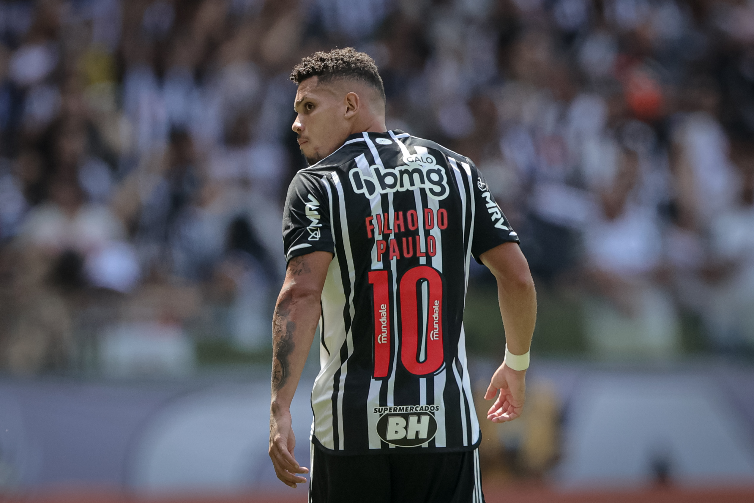 Paulinho marcou o único gol do jogo (Foto: Pedro Souza / Atlético)