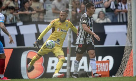 Everson foi titular no último jogo contra o Bahia (Foto: Pedro Souza / Atlético)